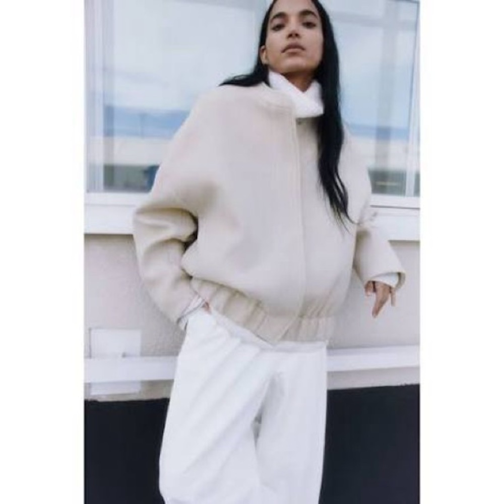 H&M Premium Selection - Oversized  Cream Wool jacket